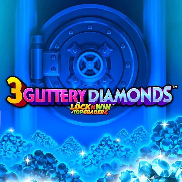 3 Glittery Diamonds game by PearFiction Studios – logo hosted on Napoleon Casino