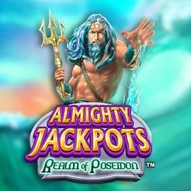 Official Jackpots logo: Almighty Jackpots – Realm of Poseidon by Novomatic at Napoleon Casino