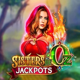 Sisters Of Oz Jackpots slot logo by Triple Edge Studios at Napoleon Casino