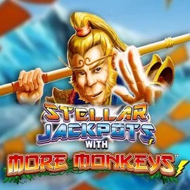 Official Jackpots logo: Stellar Jackpots with More Monkeys by Lightning Box Game at Napoleon Casino
